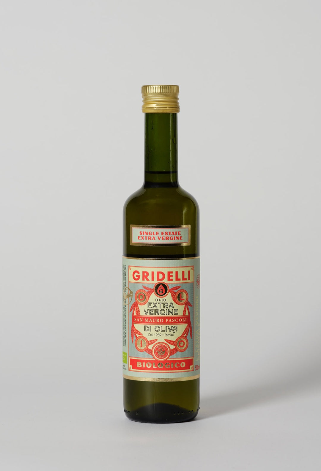 Gridelli - San Mauro Pascoli, Ekstra Jomfru Olivenolie, 500 ml.