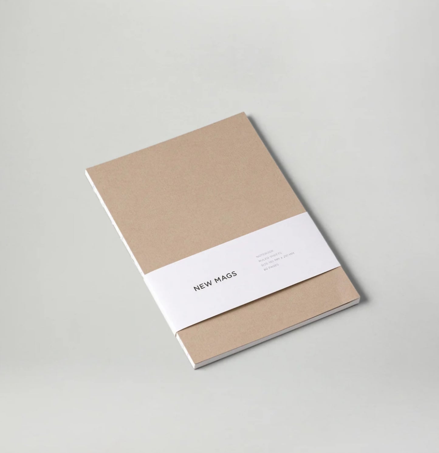 New Mags - Notebook, 150x210 mm., Sand