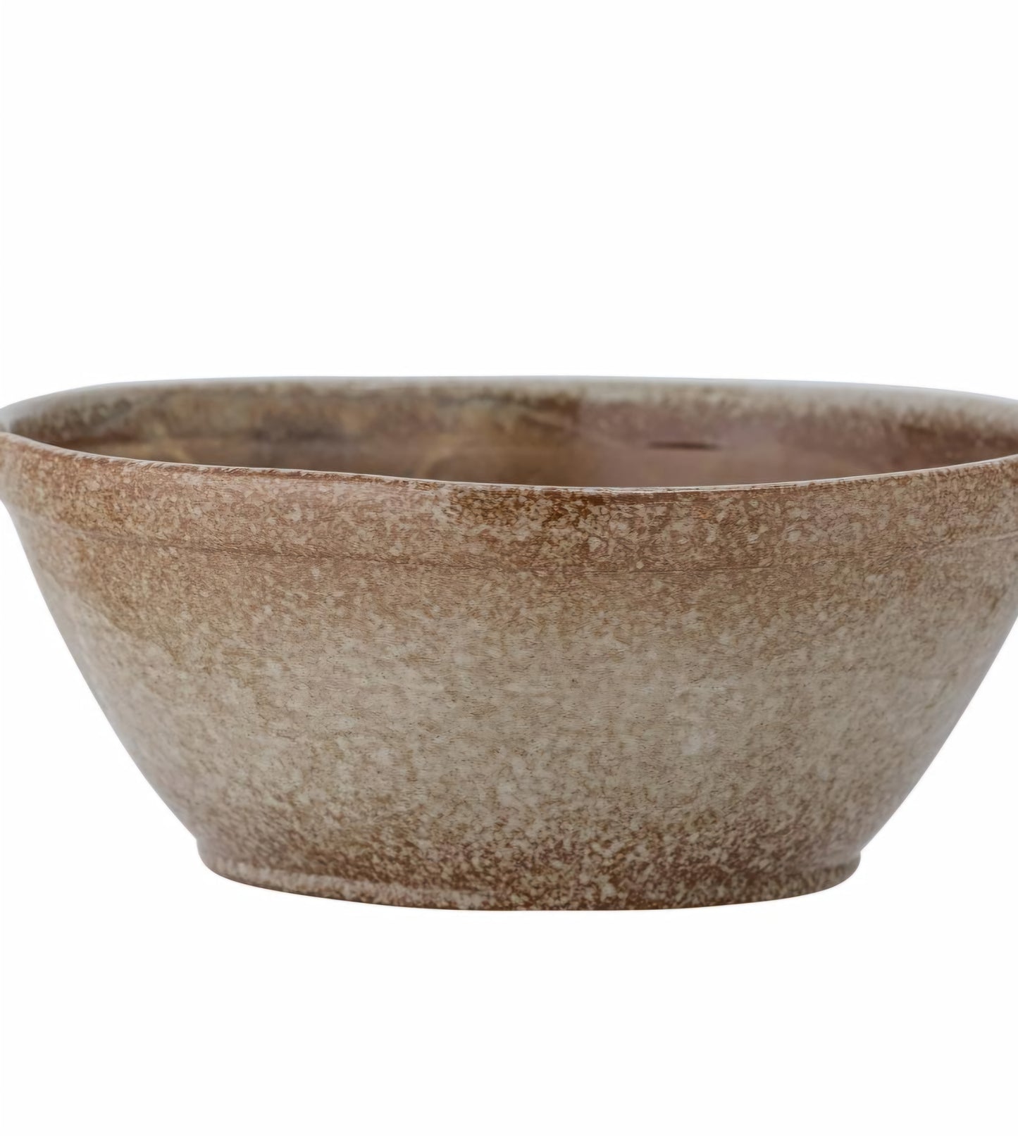 Bloomingville - Lani Bageskål, Brun, Stentøj, D35,5xH14 cm.