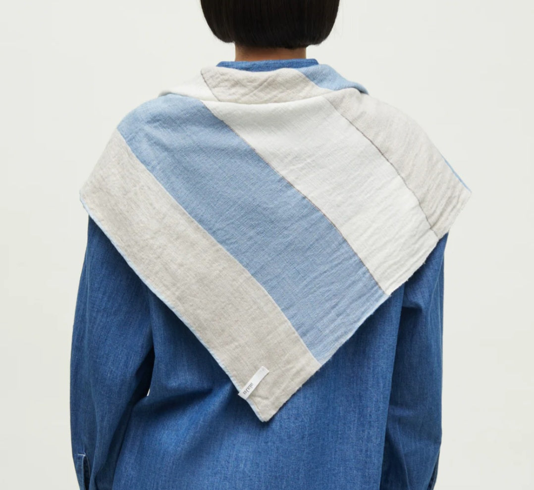 Aiayu - Nani Scarf, Cashmere-silk, Mix Brilliant Blue