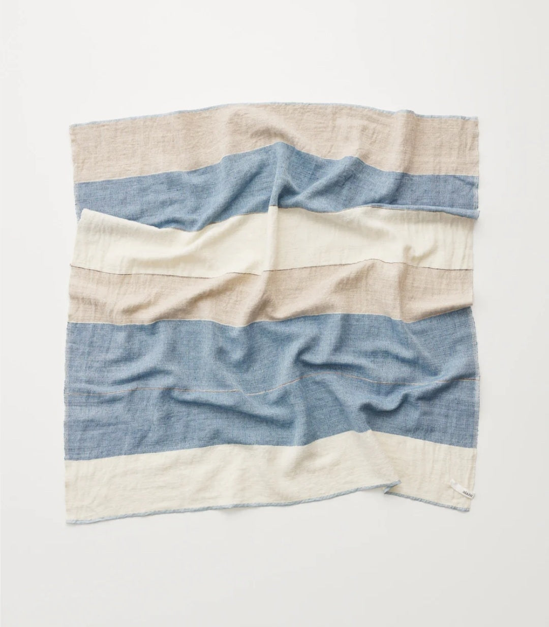 Aiayu - Nani Scarf, Cashmere-silk, Mix Brilliant Blue