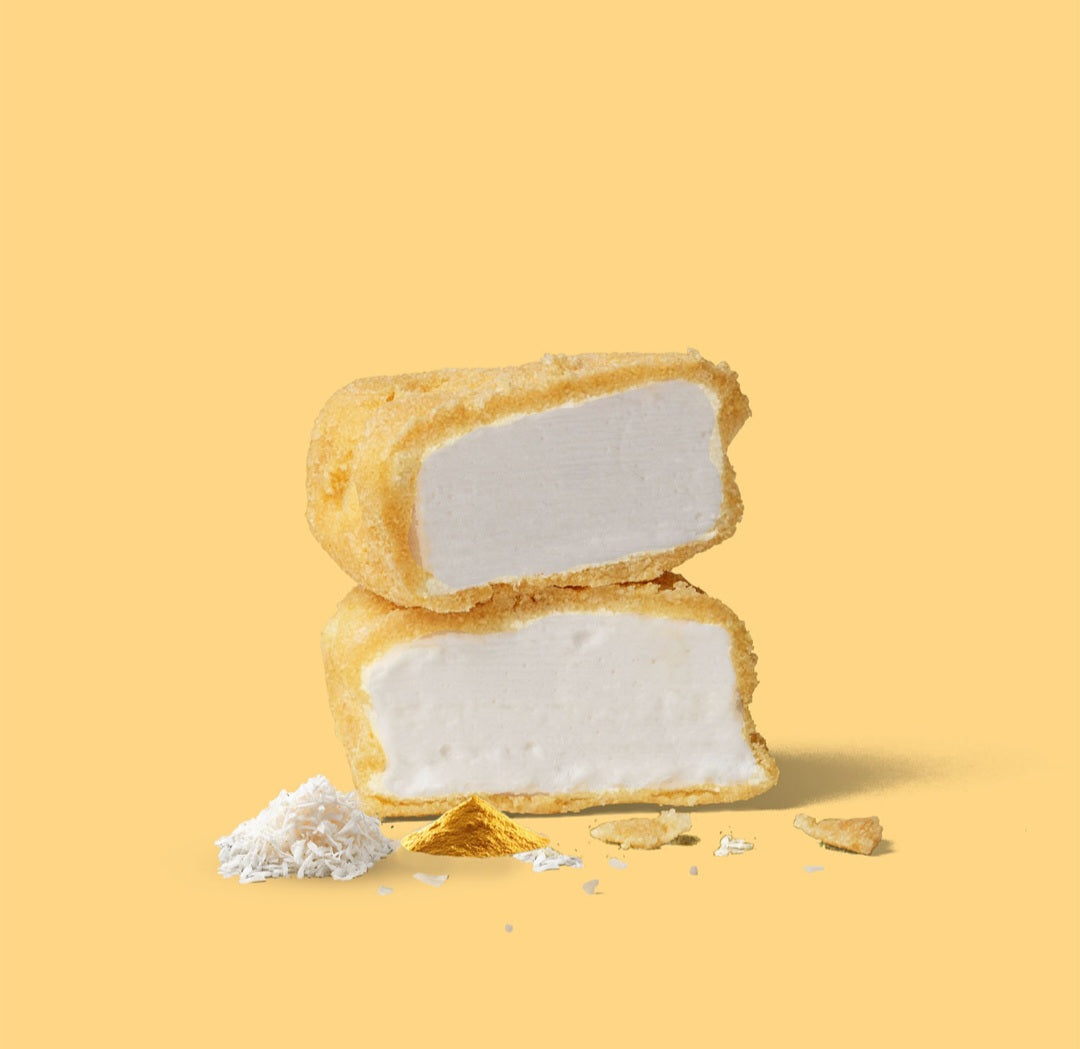 The Mallows - Mango & Coconut, Skumfiduser m/ Mango, Kokos & Hvid Chokolade, 90 gr.