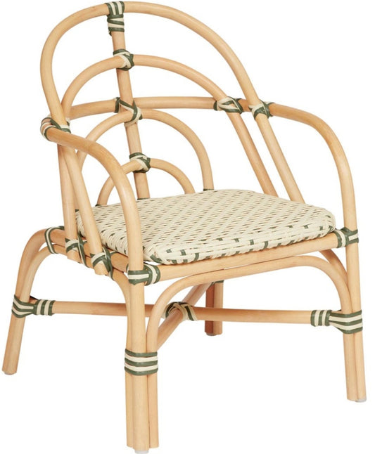 OYOY - Momi Mini Udendørs Børnestol, 40x45x49 cm., Vanilla/Olive
