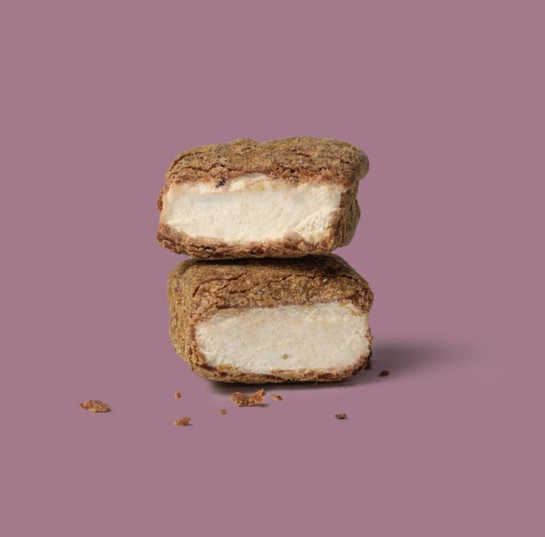 The Mallows - Dark Liquorice, Skumfiduser med lakrids, 90 gr.