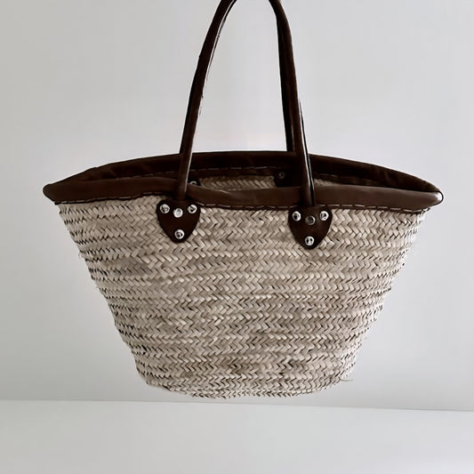 Manipura Living - Panier Le Sac Kurvetaske m/læder