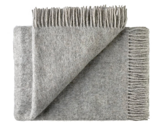 Silkeborg Uldspinderi - Season Plaid, 130x200 cm., Medium Grey