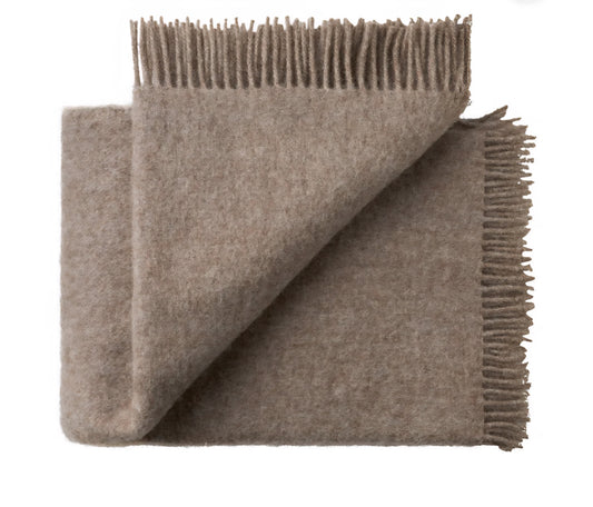Silkeborg Uldspinderi - Season Plaid, 130x200 cm., Latte Beige