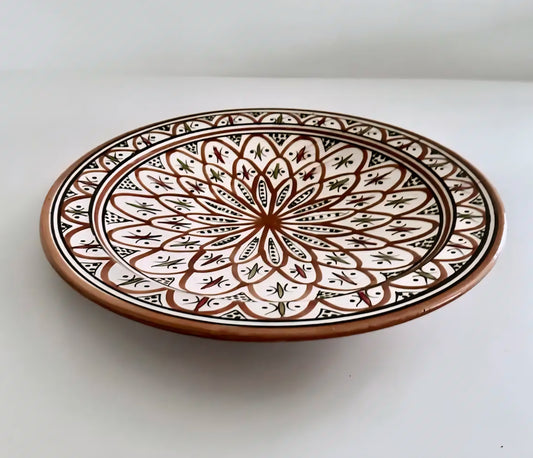Manipura Living - Keramikfad, Flower Glaze, Ø40 cm.