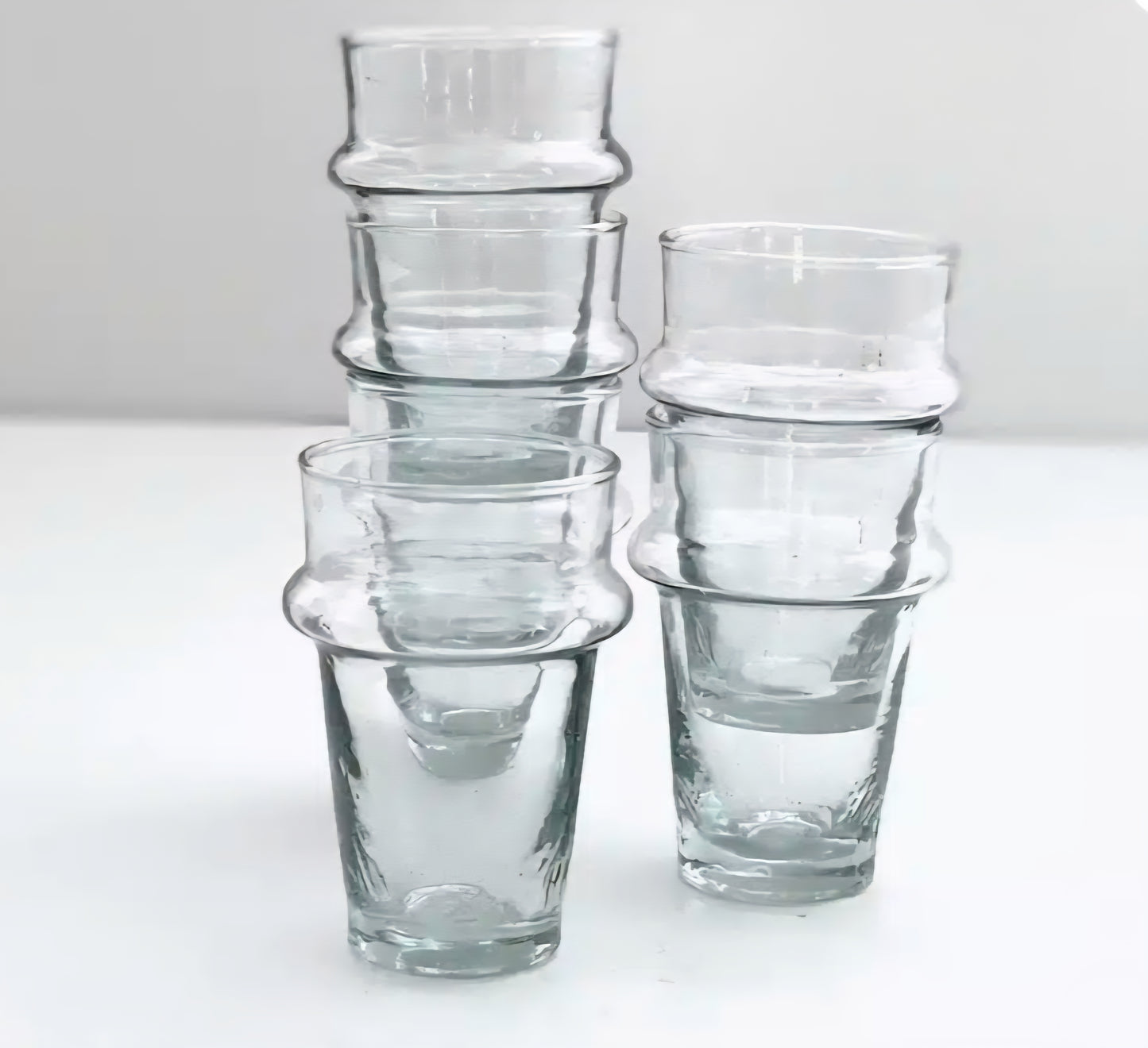 Manipura Living - Glas, Marrakesh Klar, Lille, H10,5 cm.