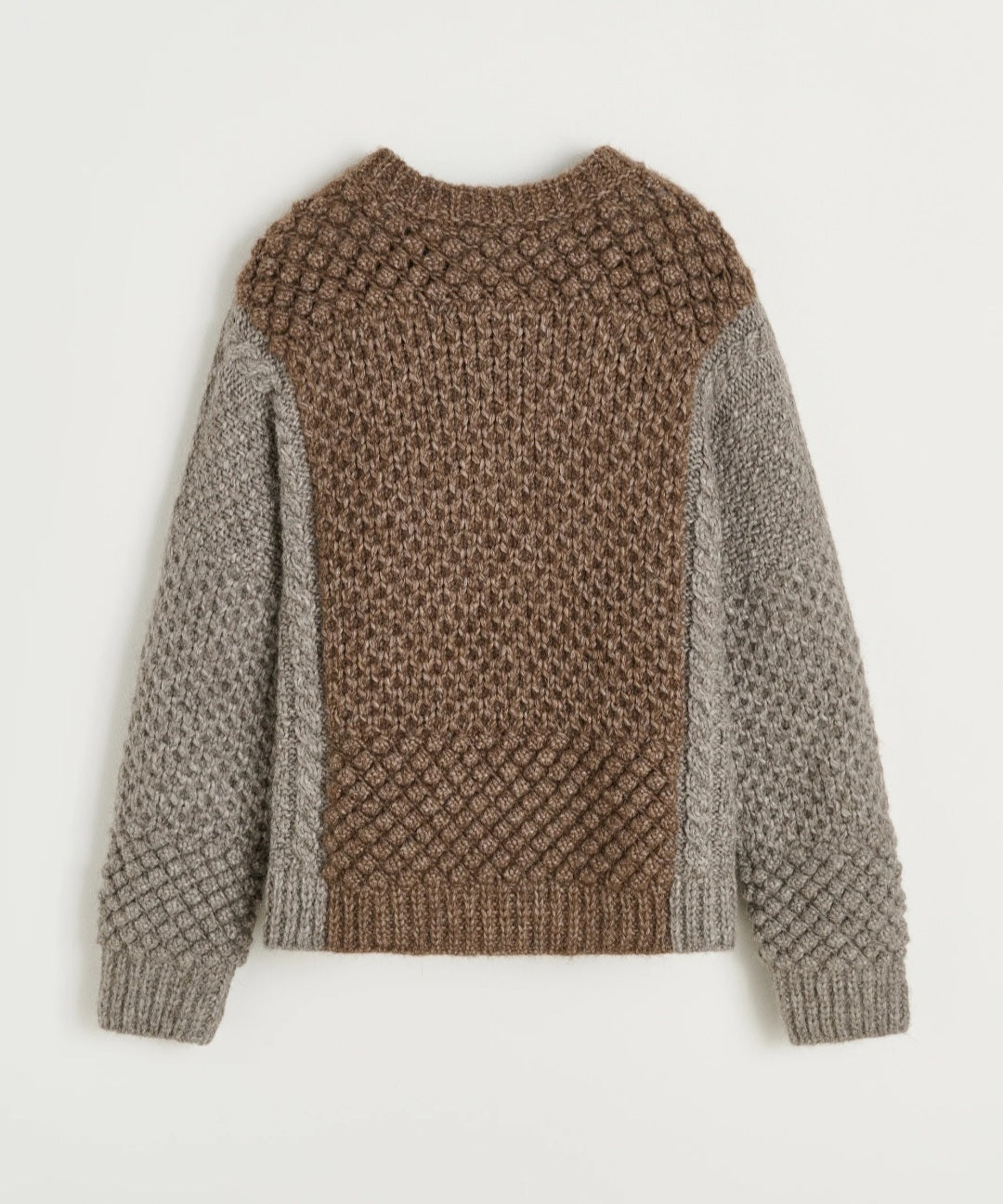 aiayu - Justina Sweater, Llama Wool, Mix Pure Grey