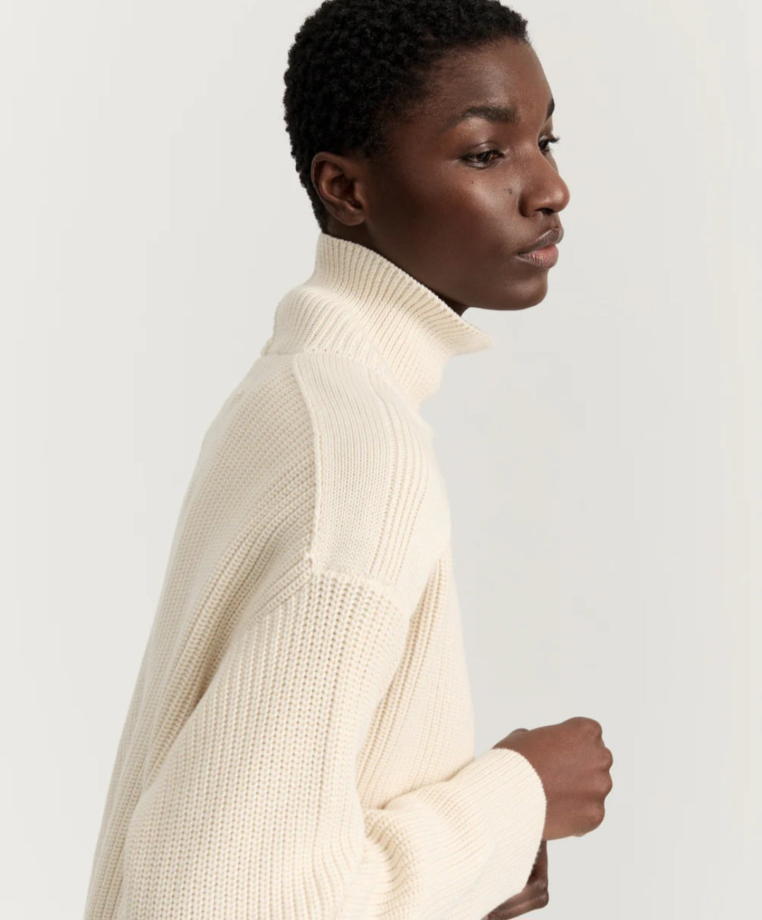 aiayu - Limon Sweater, Pure Ecru