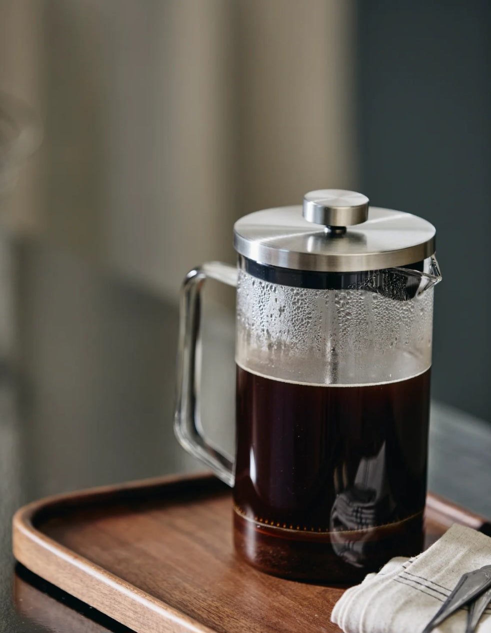 Nordal - Clover Stempelkande, Glas, 850 ml.