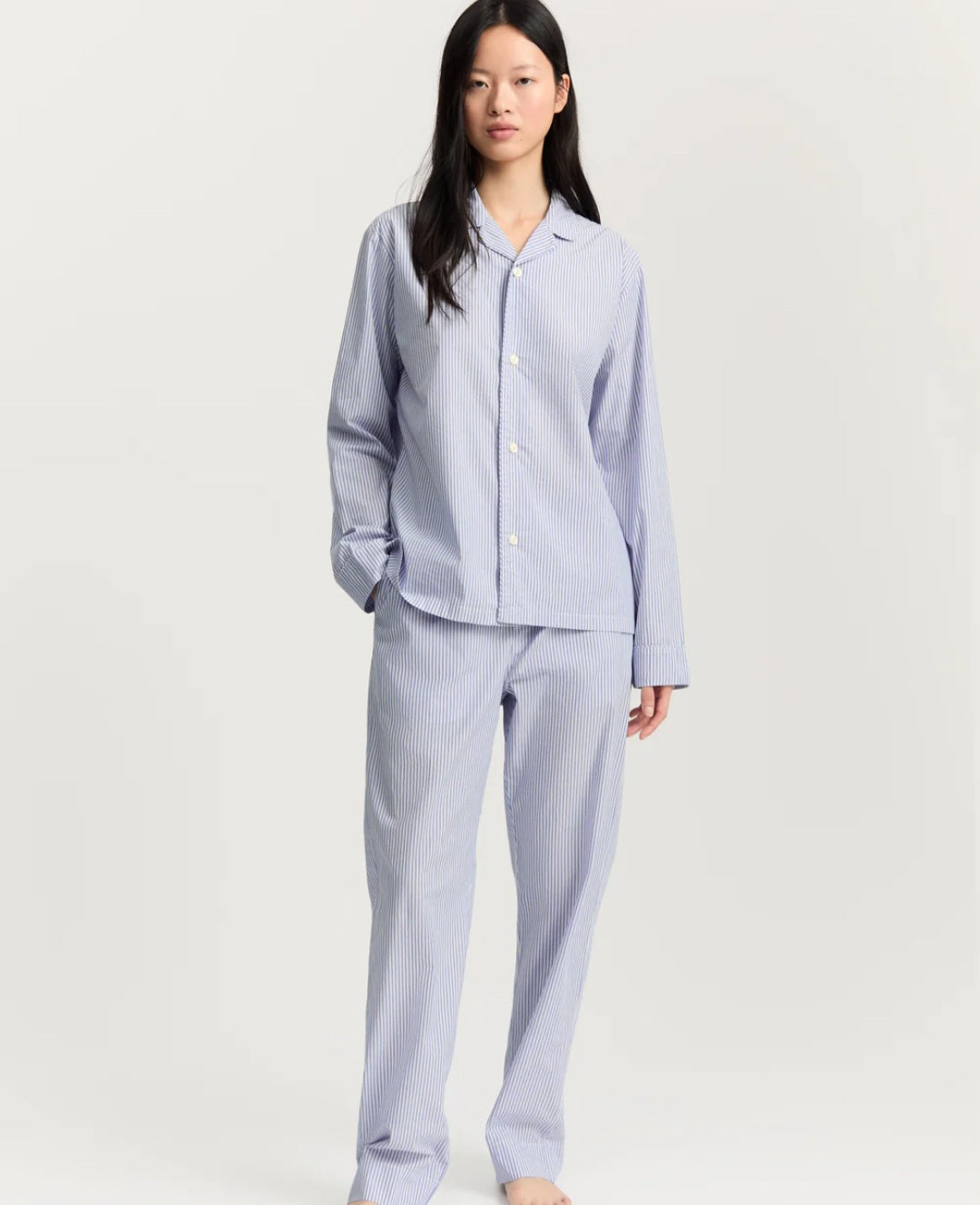 aiayu - Classic Pyjamas Petite, Mix Air blue