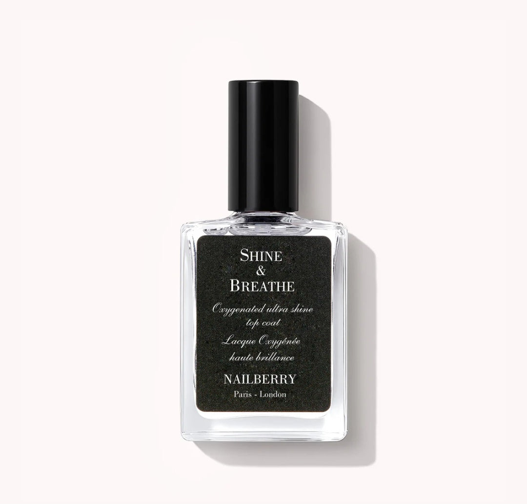 Nailberry - Shine & Breathe Oxygenated Top Coat, 15 ml.