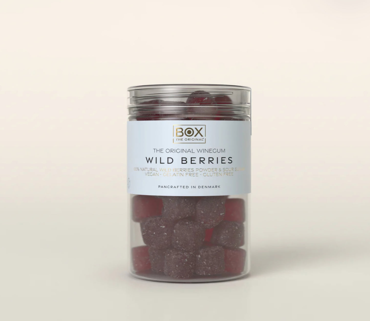 Box The Original - Tube, Just The Winegum, Wild Berries, 100% Vegan, 170 gr.