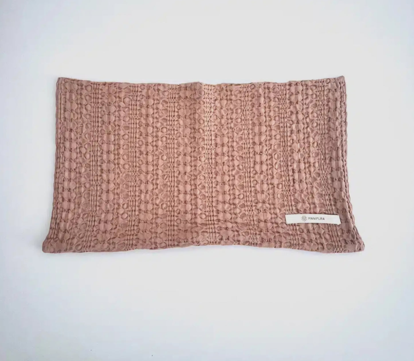 Manipura Living - Pudebetræk, Crochet Brun, 30x50 cm.