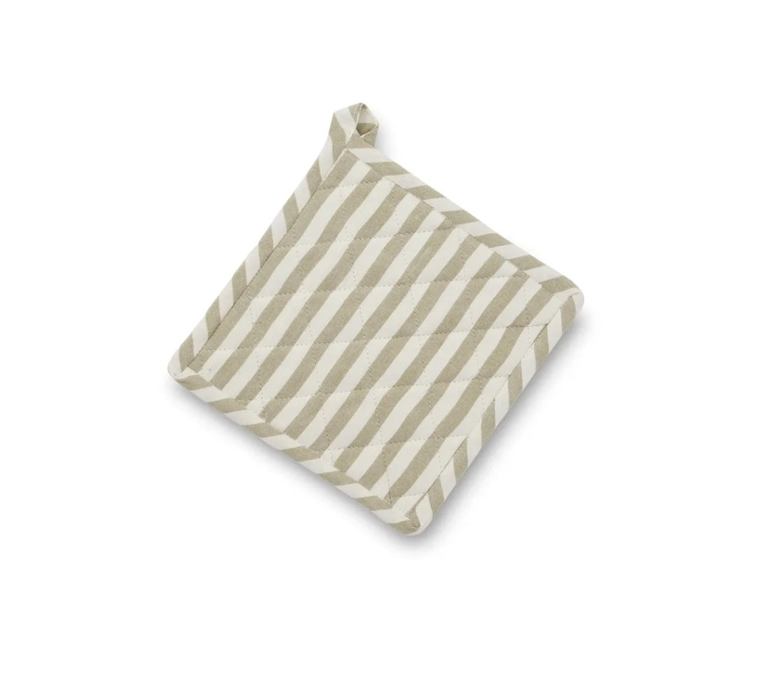 Jakobsdals - Cuisine Grydelap, 2 farver - Offwhite & Brown