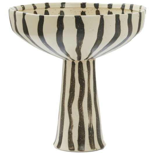 Jakobsdals - Get Inked Skål, Sort/off white, 26x26x27 cm.