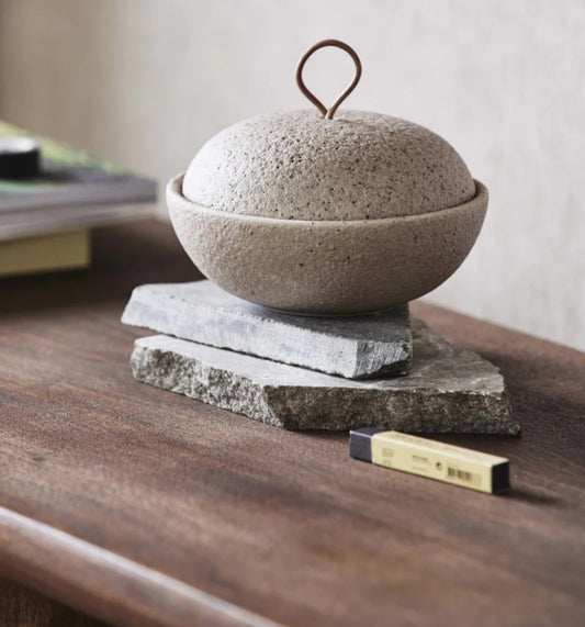 Nordal - SANDY Opbevaringskrukke, Sand - Fås i Størrelse S & L