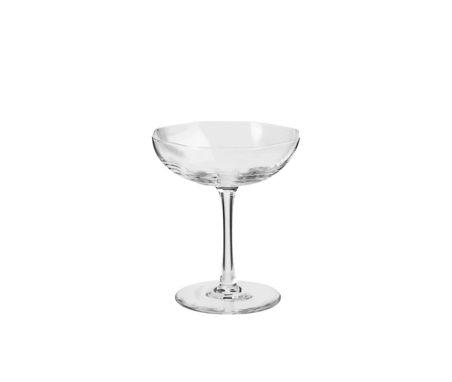Broste Copenhagen - Limfjord Champagneglas, Ø11,5xH12,7 cm., Mundblæst glas, Klart