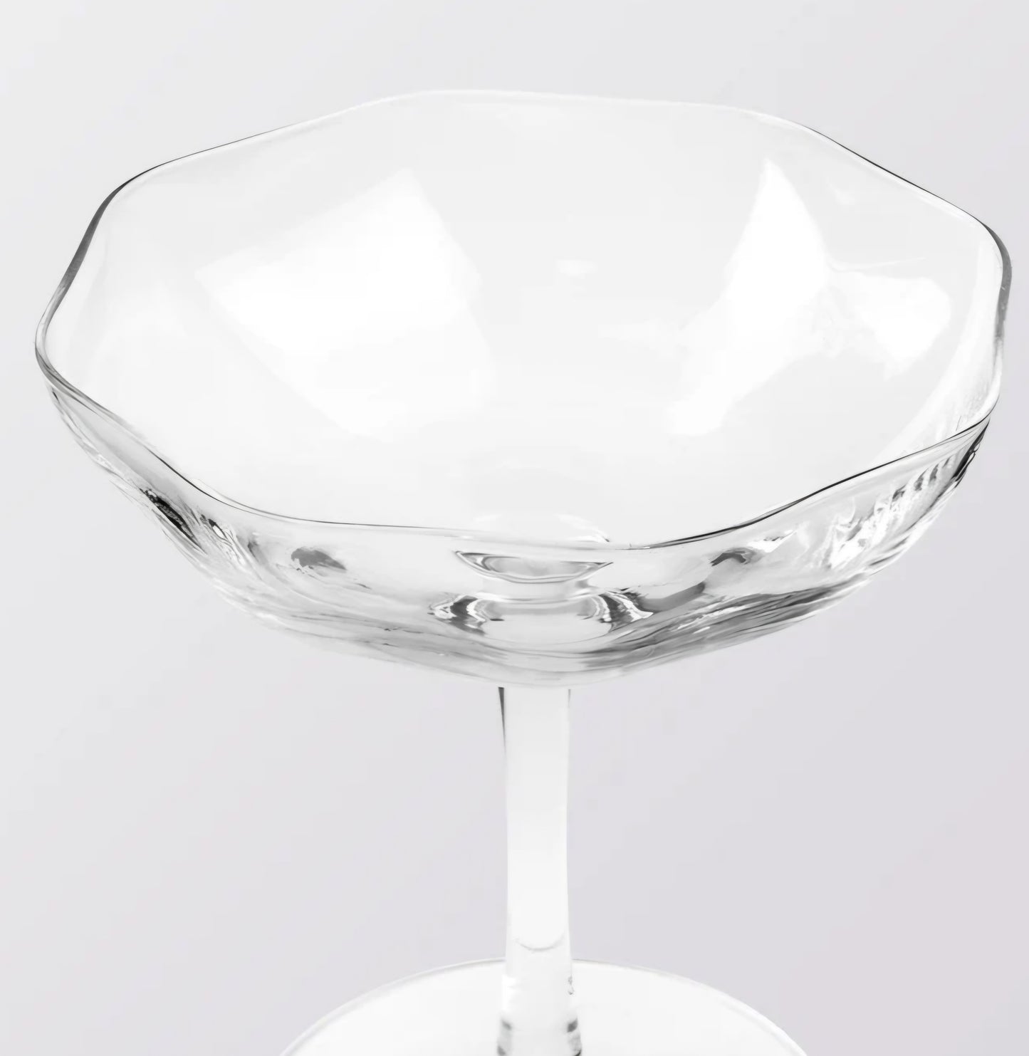 Broste Copenhagen - Limfjord Champagneglas, Ø11,5xH12,7 cm., Mundblæst glas, Klart