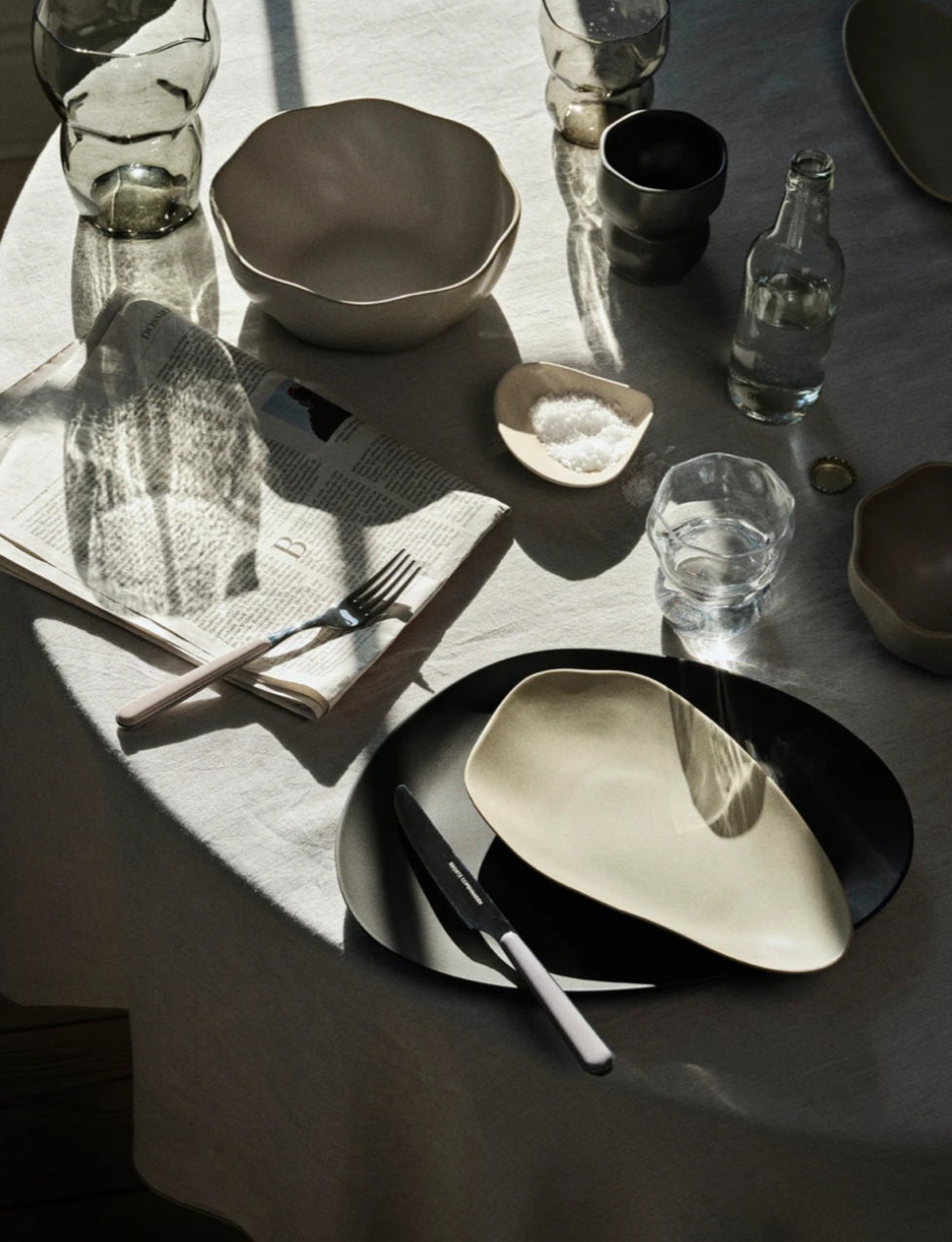 Broste Copenhagen - Limfjord Drikkeglas, Ø8,2xH9,2 cm., Mundblæst glas, Klart
