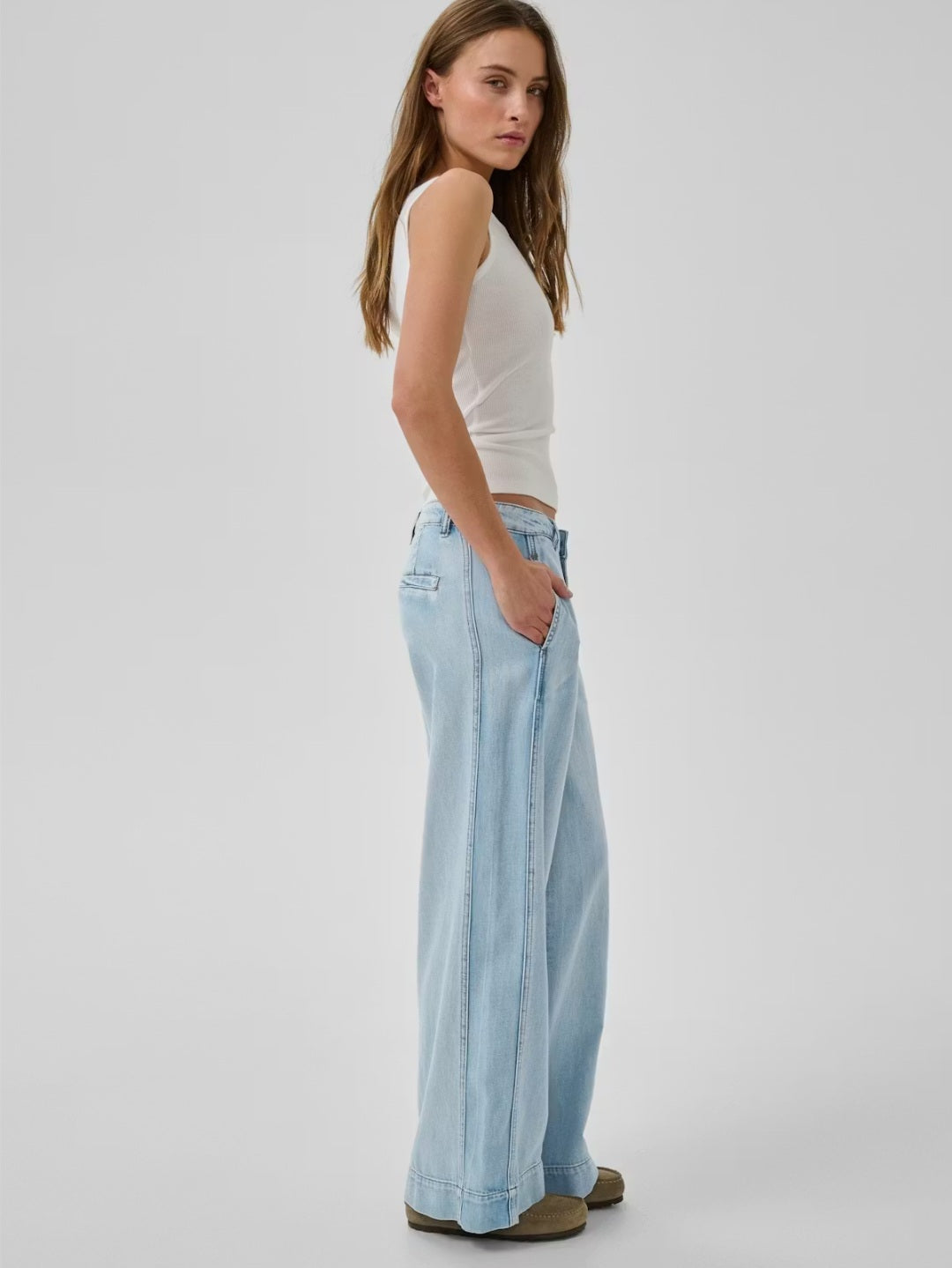 My Essential Wardrobe - Hilma MW Jeans, Light Blue Wash