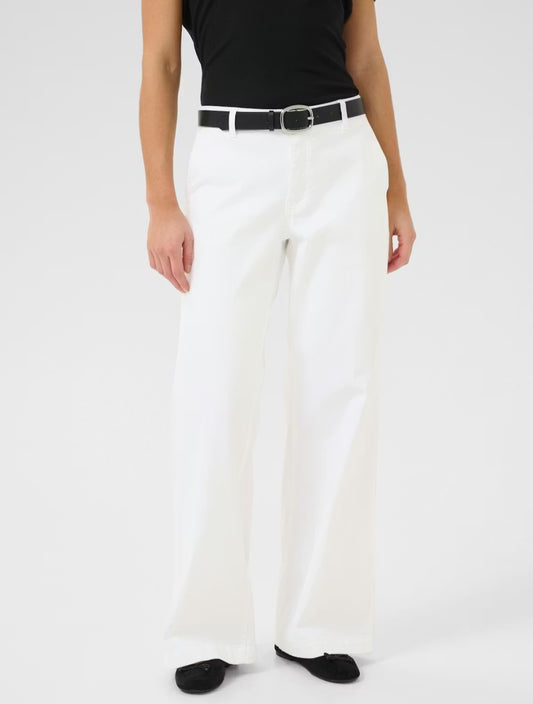 My Essential Wardrobe - Pant Wide MWLara 149, Bright White