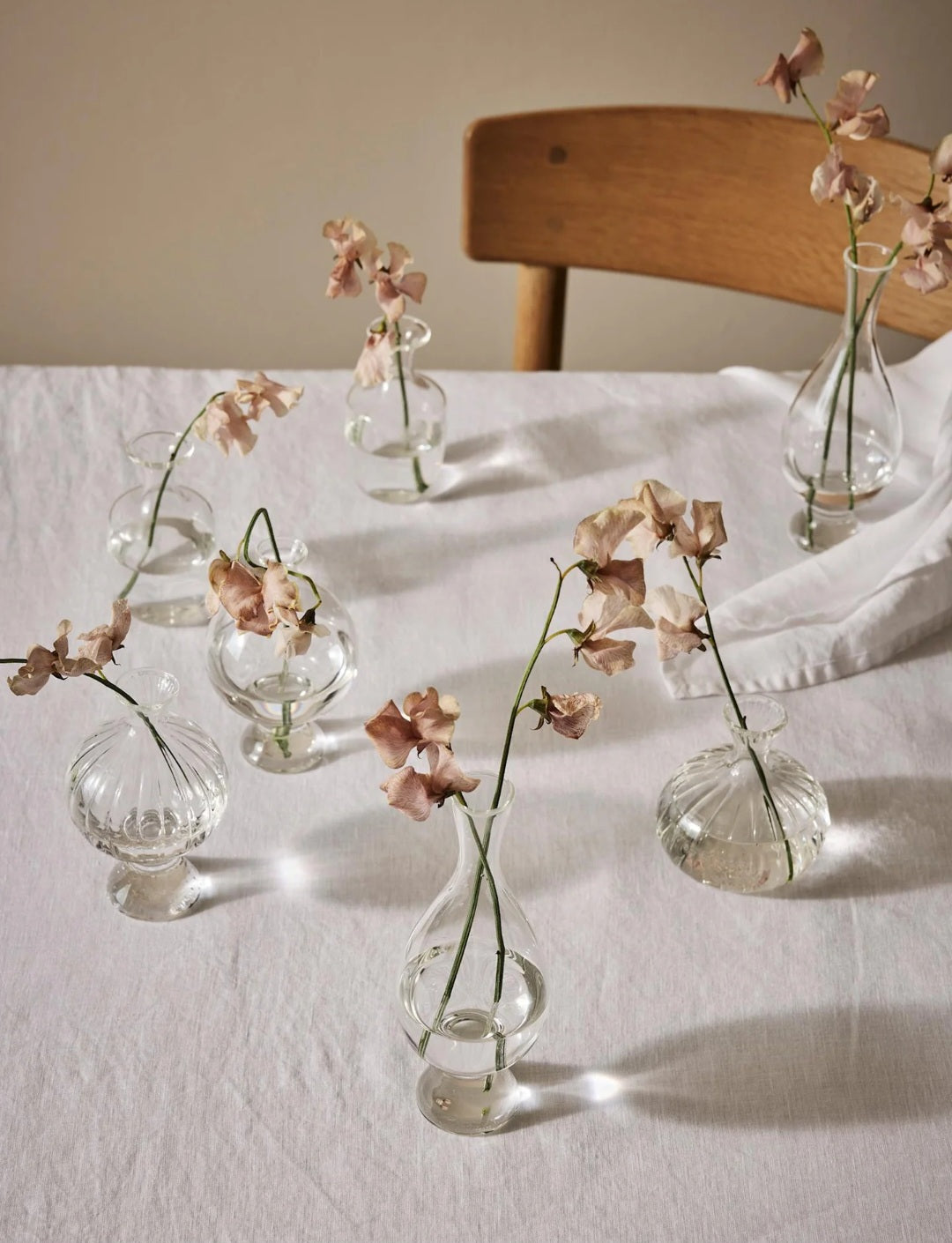 Tell Me More - Como Riflet Glasvase, Klart Glas, Medium