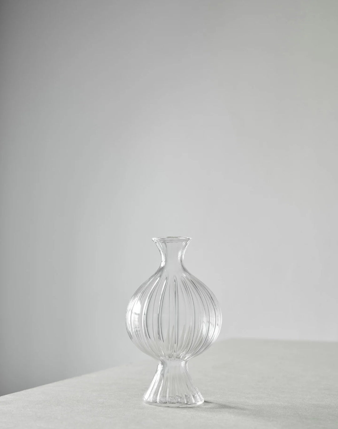 Tell Me More - Como Riflet Glasvase, Klart Glas, Medium