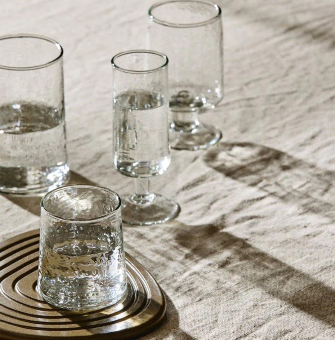 Nordal - VITA Drikkeglas, Klar Glas, H8,5xØ6,5 cm.