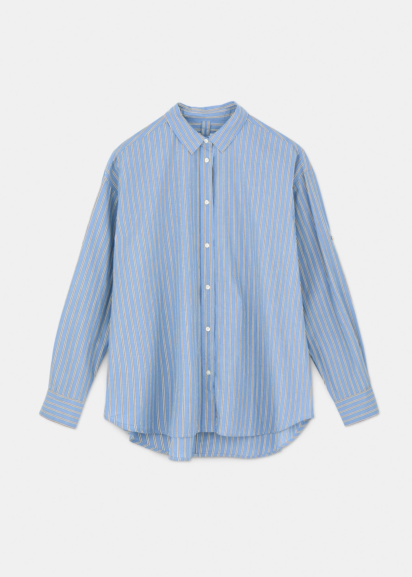 Aiayu- Shirt Striped, Mix Baby Blue