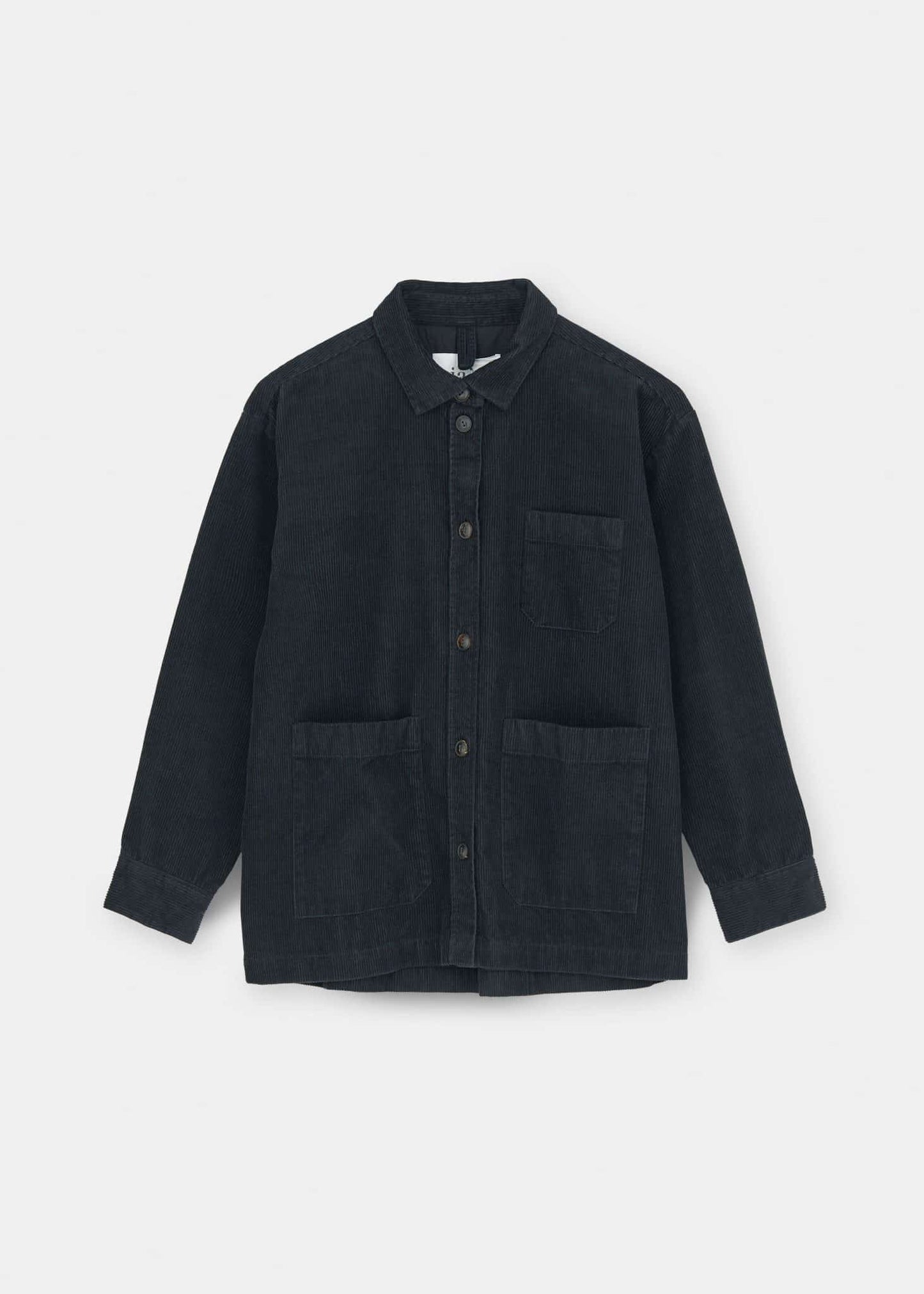 Aiayu - Ashly Shirt Corduroy, Black Navy