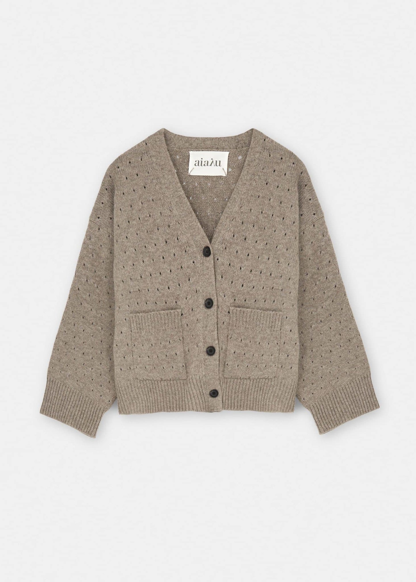 Aiayu - Cora Dot Cardigan, Pure Soil