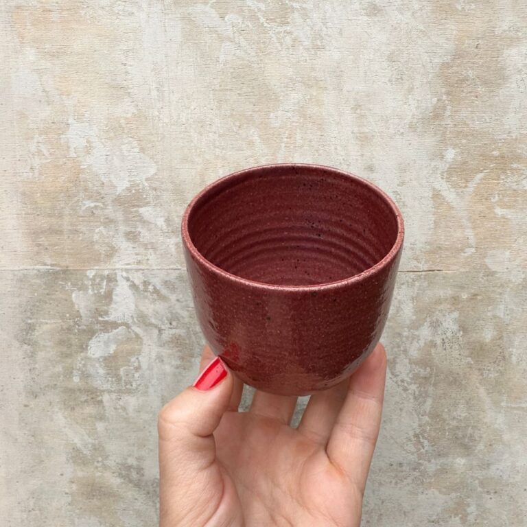 Ibens Keramik - Cortado Kop Mørkerød