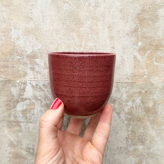 Ibens Keramik - Cortado Kop Mørkerød