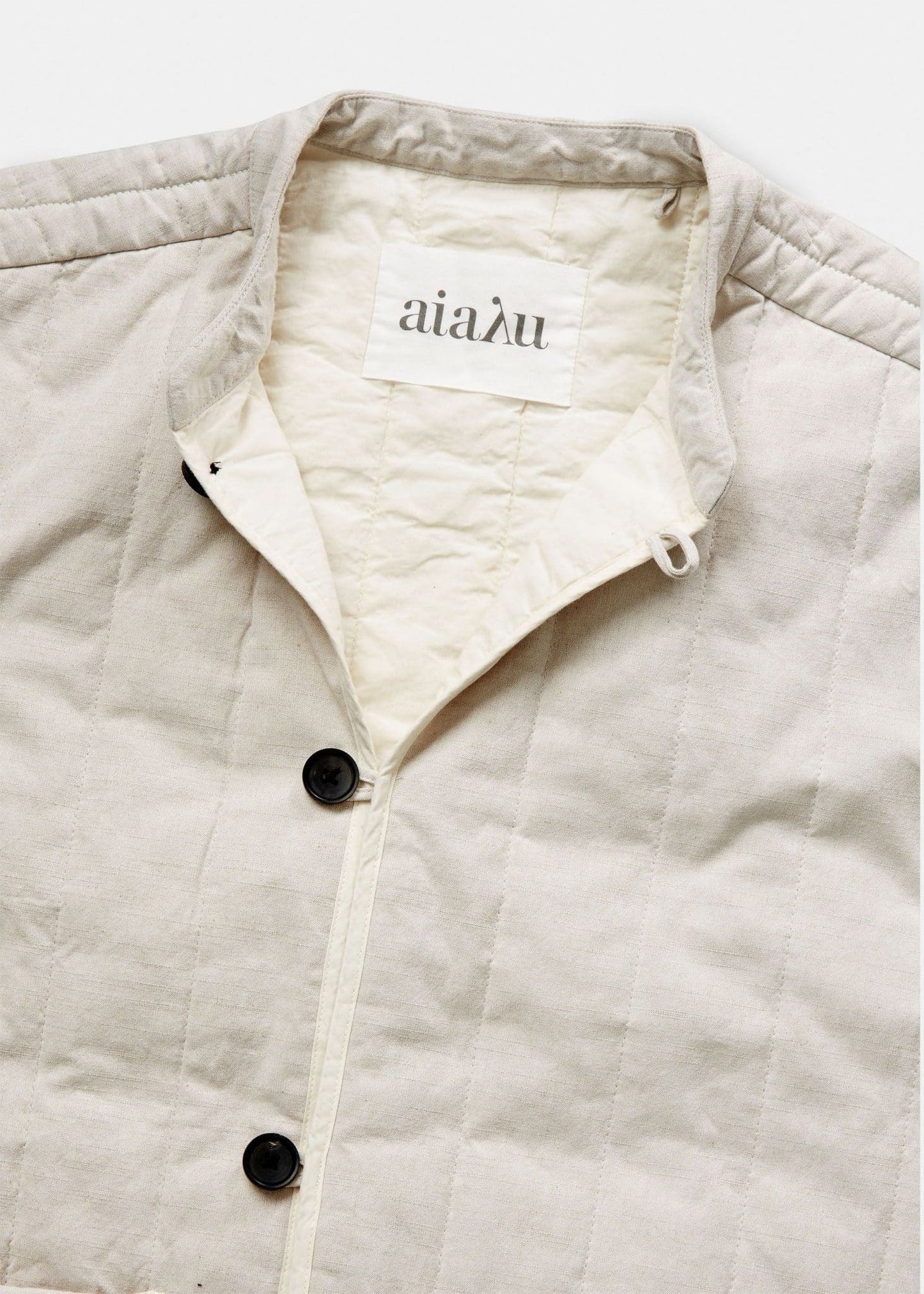 Aiayu - Haze Jacket Cotton Slub, Natural