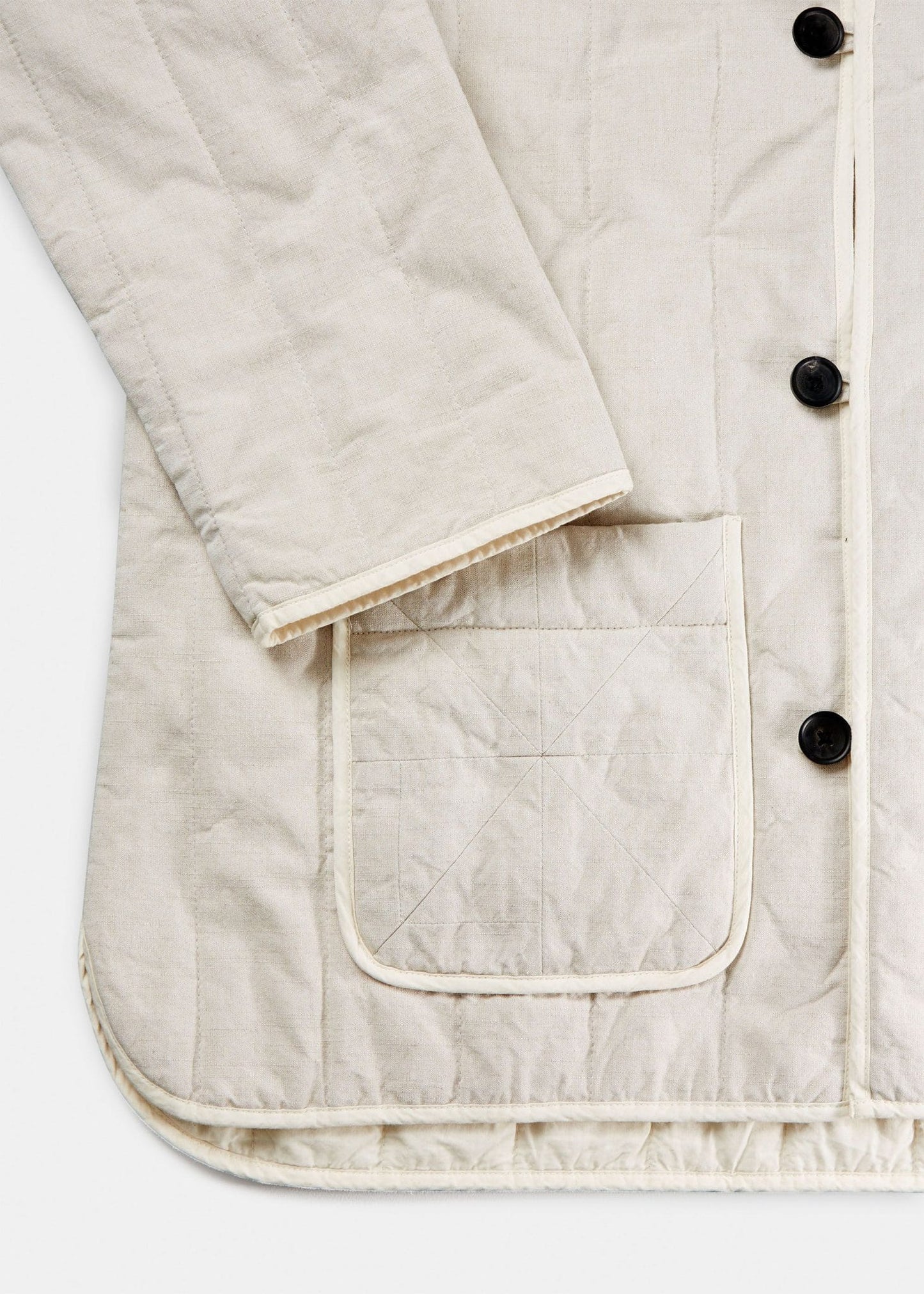 Aiayu - Haze Jacket Cotton Slub, Natural