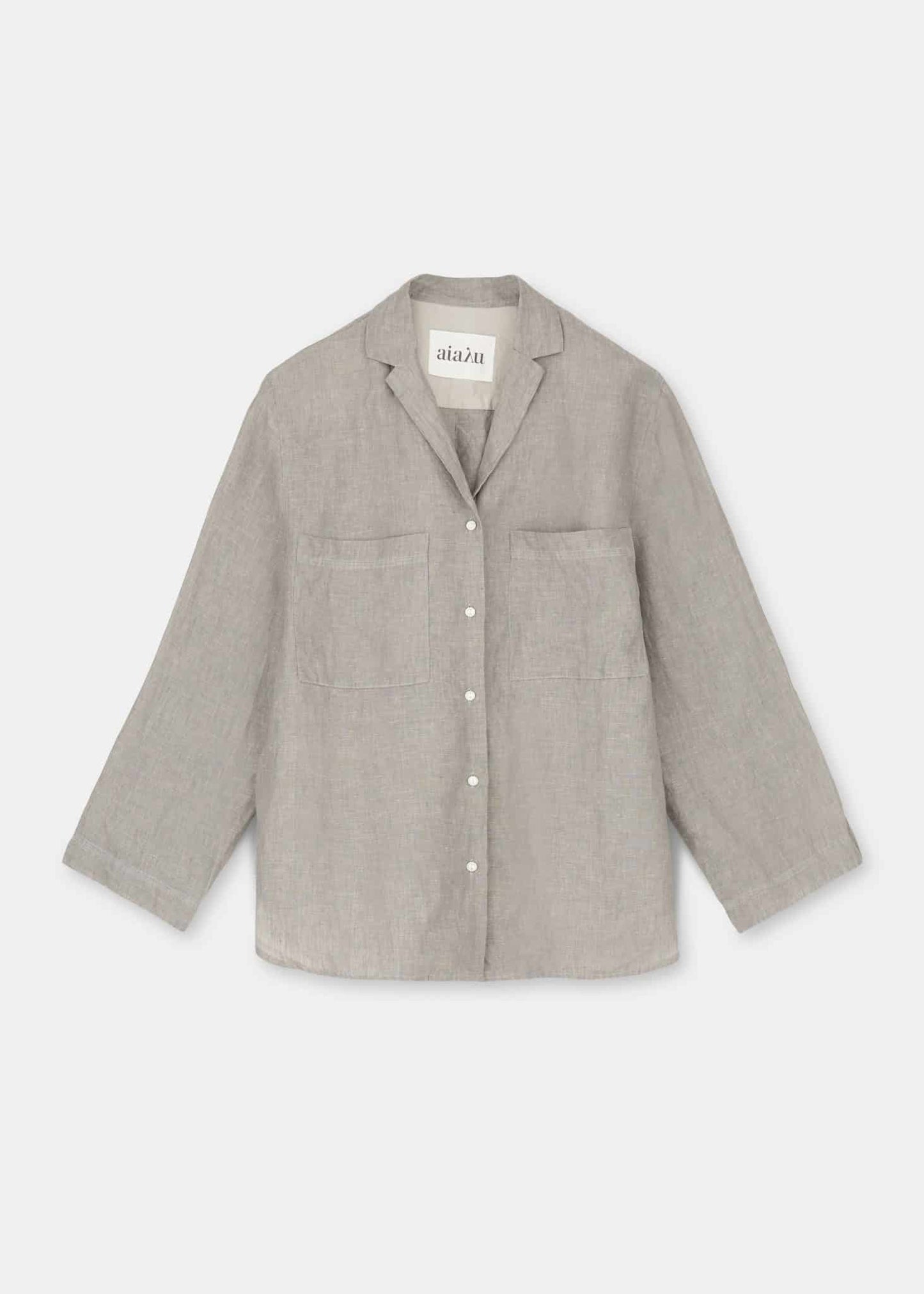 Aiayu - Jiro Shirt Linen, Grey