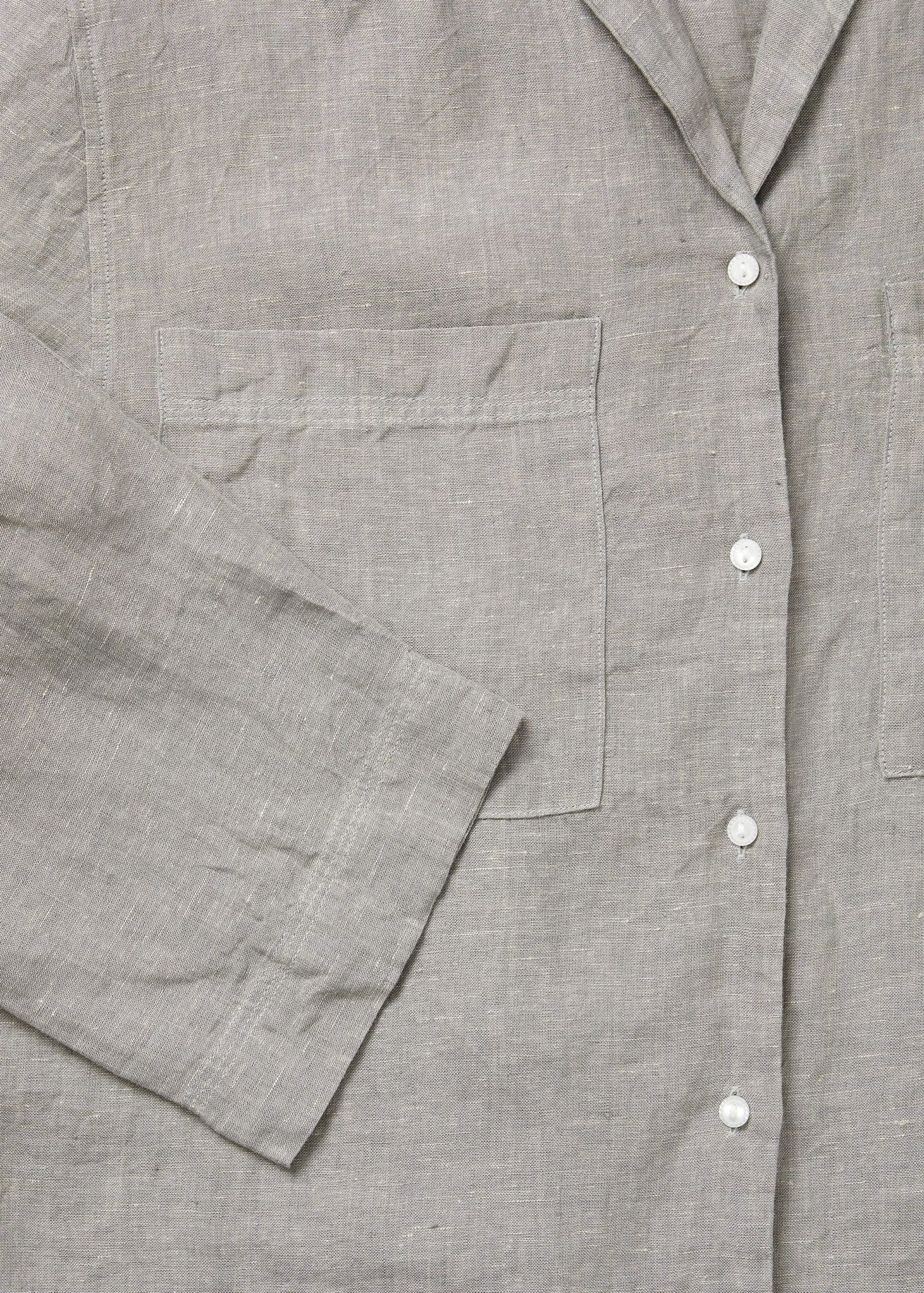 Aiayu - Jiro Shirt Linen, Grey