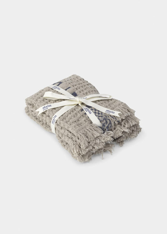 Aiayu - Kitchen Cloth, Dried Linen (2 stk.)