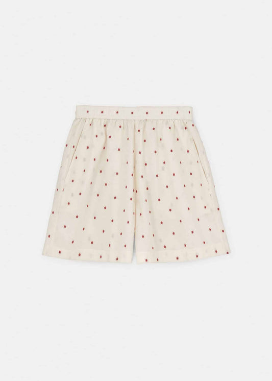 Aiayu - Lulu Shorts Flore, Mix Creme