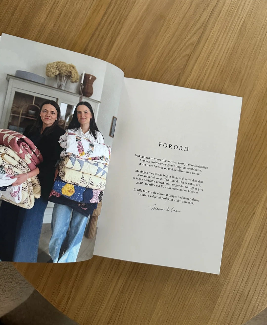 Jou Quilts - Håndarbejdsbog - "Simone & Line tråde med historie"