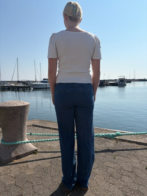 My Essential Wardrobe - Jeans Wide 30 The Lara 115, Medium Clear Blue Wash